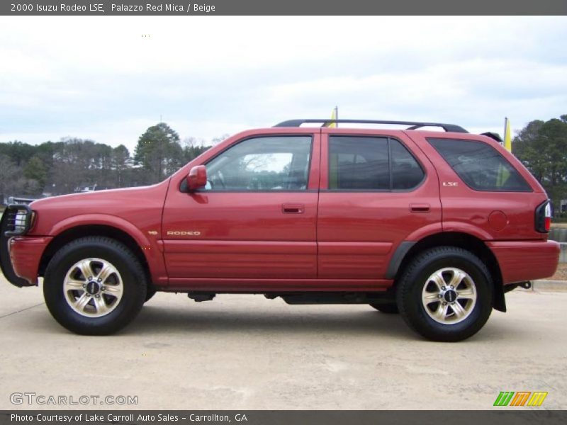 Palazzo Red Mica / Beige 2000 Isuzu Rodeo LSE
