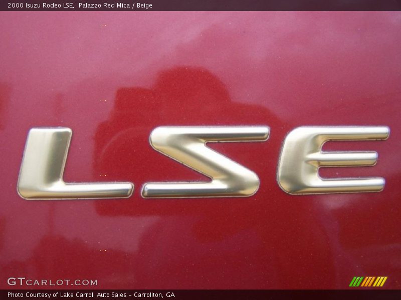 Palazzo Red Mica / Beige 2000 Isuzu Rodeo LSE