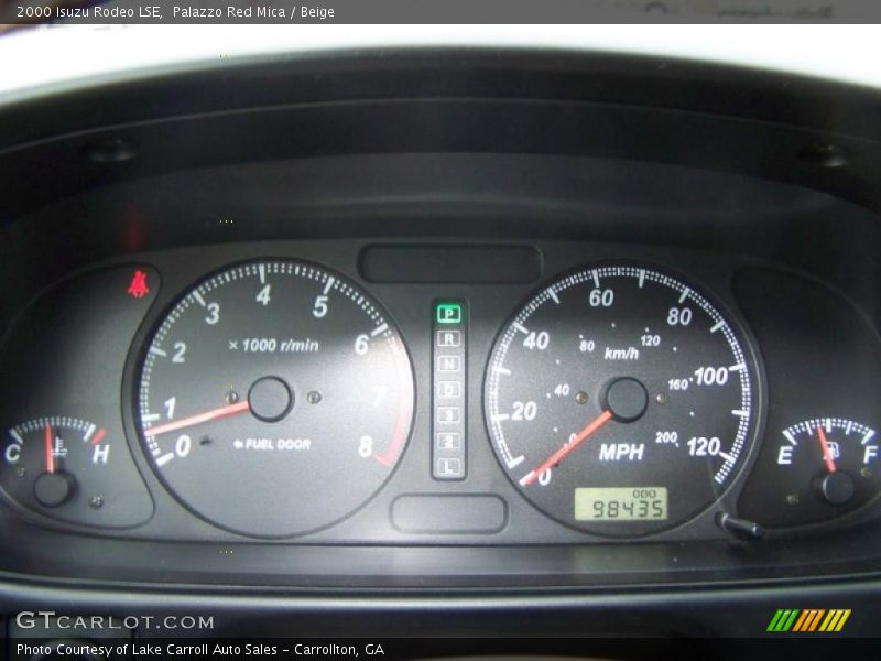 Palazzo Red Mica / Beige 2000 Isuzu Rodeo LSE