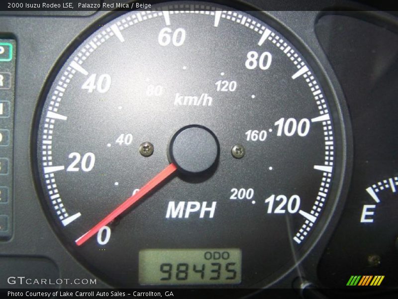 Palazzo Red Mica / Beige 2000 Isuzu Rodeo LSE
