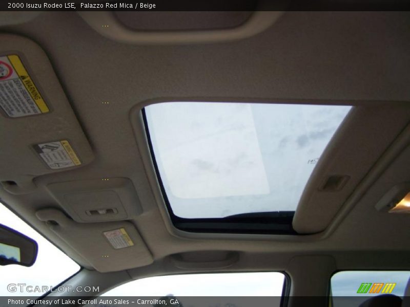 Palazzo Red Mica / Beige 2000 Isuzu Rodeo LSE