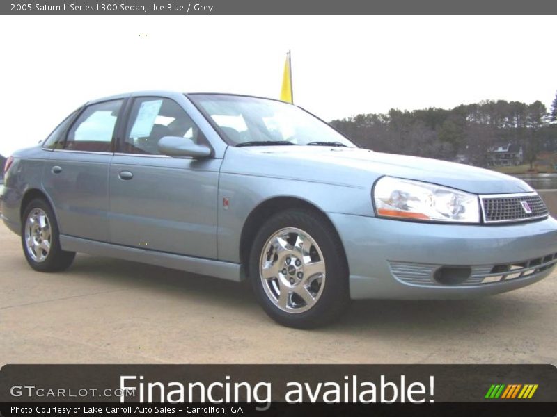 Ice Blue / Grey 2005 Saturn L Series L300 Sedan