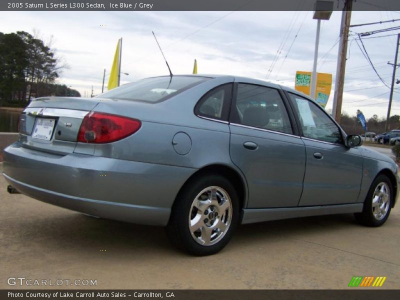 Ice Blue / Grey 2005 Saturn L Series L300 Sedan