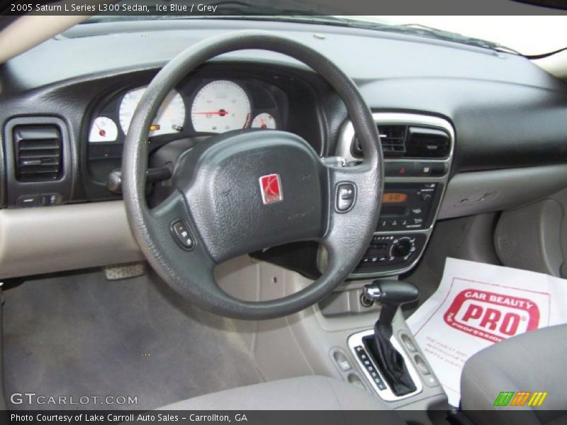 Ice Blue / Grey 2005 Saturn L Series L300 Sedan