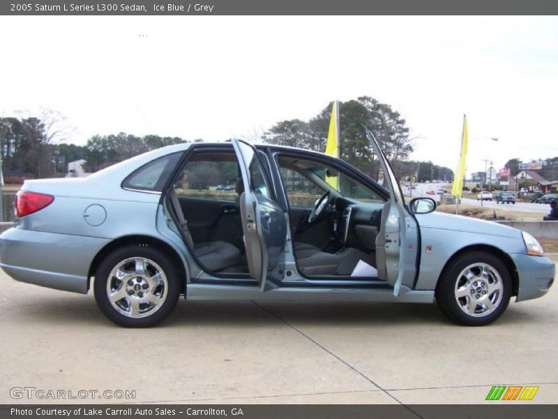 Ice Blue / Grey 2005 Saturn L Series L300 Sedan