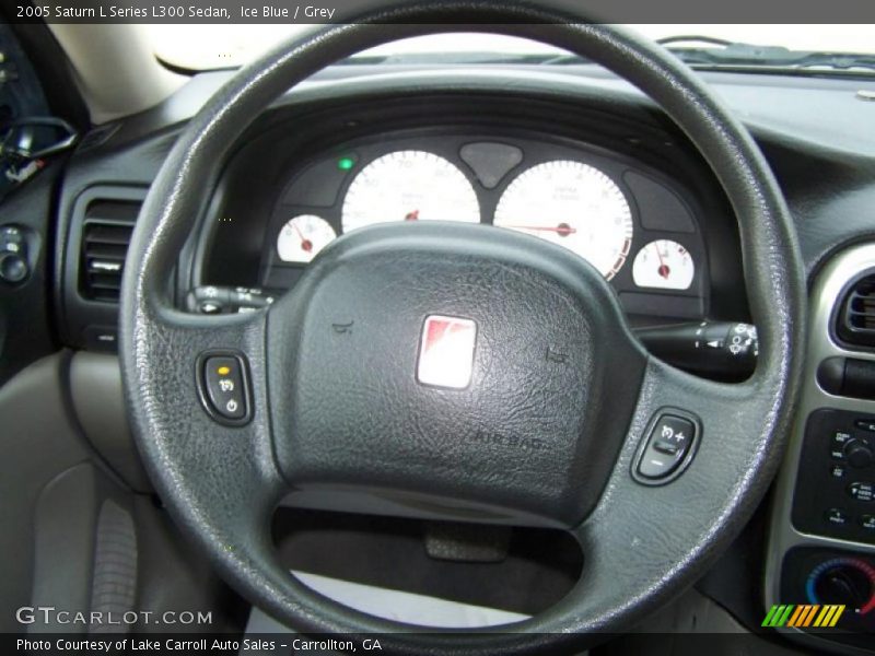 Ice Blue / Grey 2005 Saturn L Series L300 Sedan