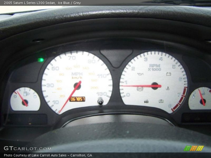 Ice Blue / Grey 2005 Saturn L Series L300 Sedan