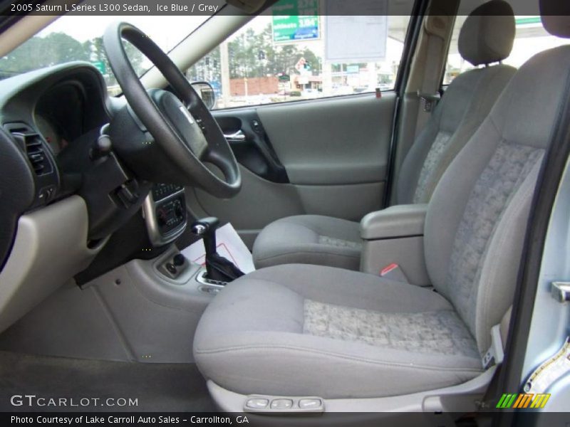 Ice Blue / Grey 2005 Saturn L Series L300 Sedan