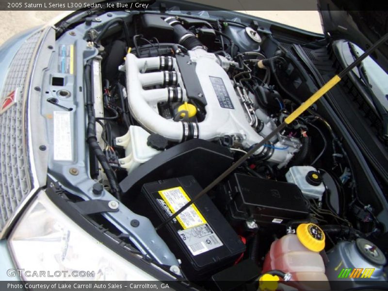 Ice Blue / Grey 2005 Saturn L Series L300 Sedan
