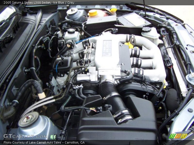Ice Blue / Grey 2005 Saturn L Series L300 Sedan
