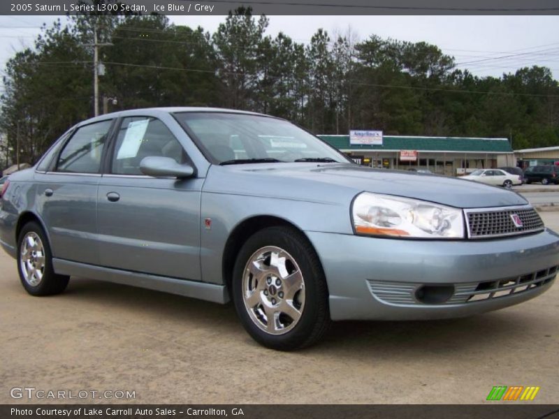 Ice Blue / Grey 2005 Saturn L Series L300 Sedan