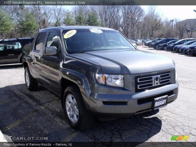 Nimbus Grey Metallic / Gray 2007 Honda Ridgeline RTL