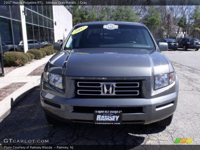 Nimbus Grey Metallic / Gray 2007 Honda Ridgeline RTL