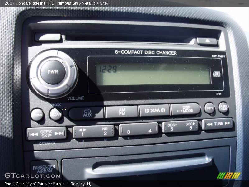 Nimbus Grey Metallic / Gray 2007 Honda Ridgeline RTL