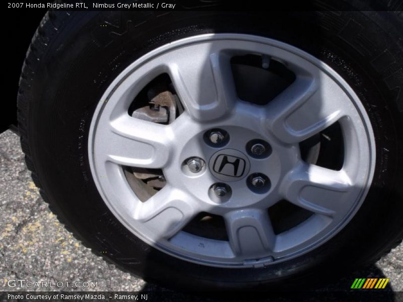 Nimbus Grey Metallic / Gray 2007 Honda Ridgeline RTL