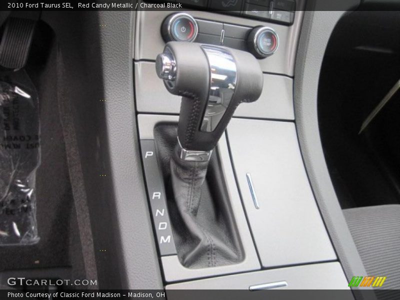 Red Candy Metallic / Charcoal Black 2010 Ford Taurus SEL