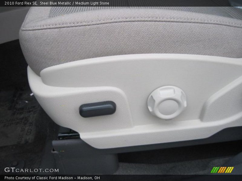 Steel Blue Metallic / Medium Light Stone 2010 Ford Flex SE