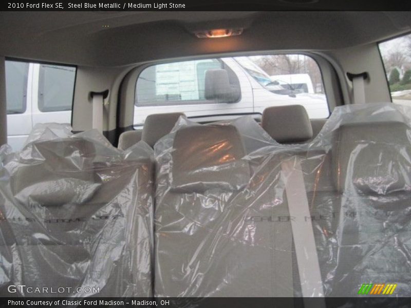 Steel Blue Metallic / Medium Light Stone 2010 Ford Flex SE