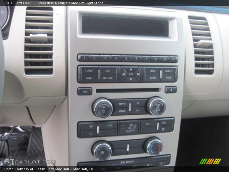 Steel Blue Metallic / Medium Light Stone 2010 Ford Flex SE