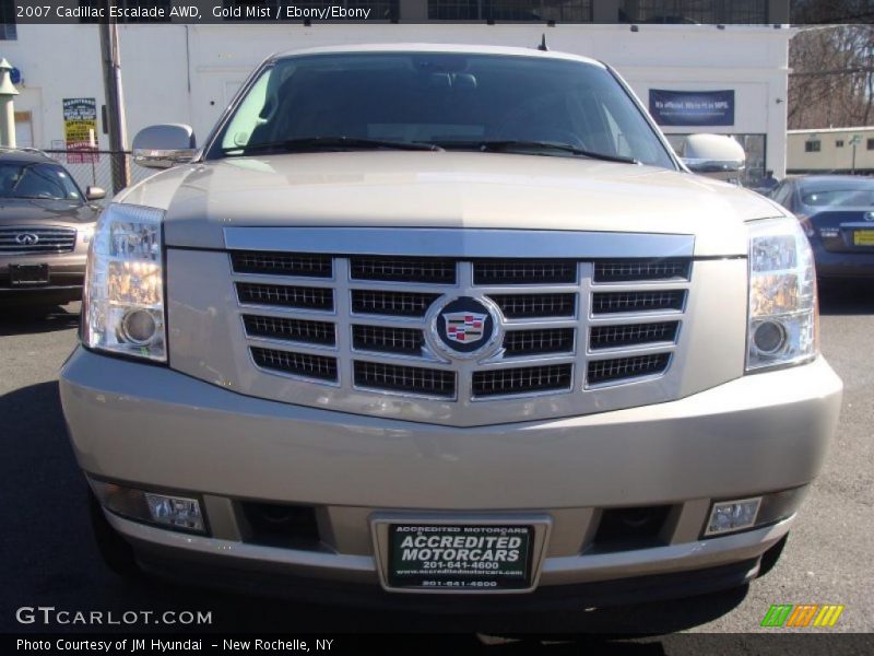 Gold Mist / Ebony/Ebony 2007 Cadillac Escalade AWD