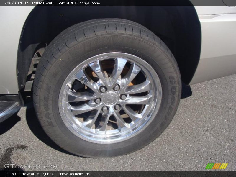 Gold Mist / Ebony/Ebony 2007 Cadillac Escalade AWD