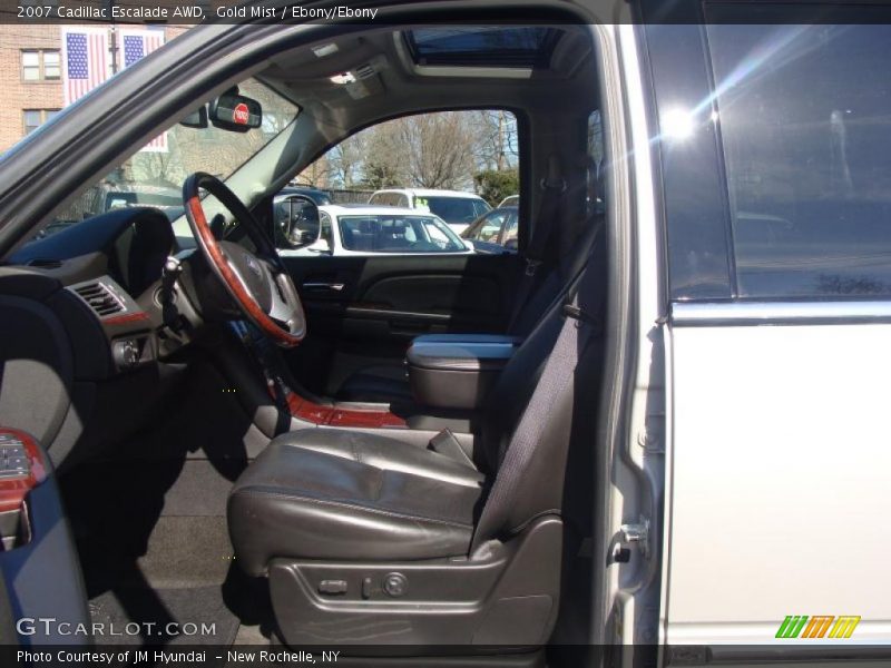 Gold Mist / Ebony/Ebony 2007 Cadillac Escalade AWD