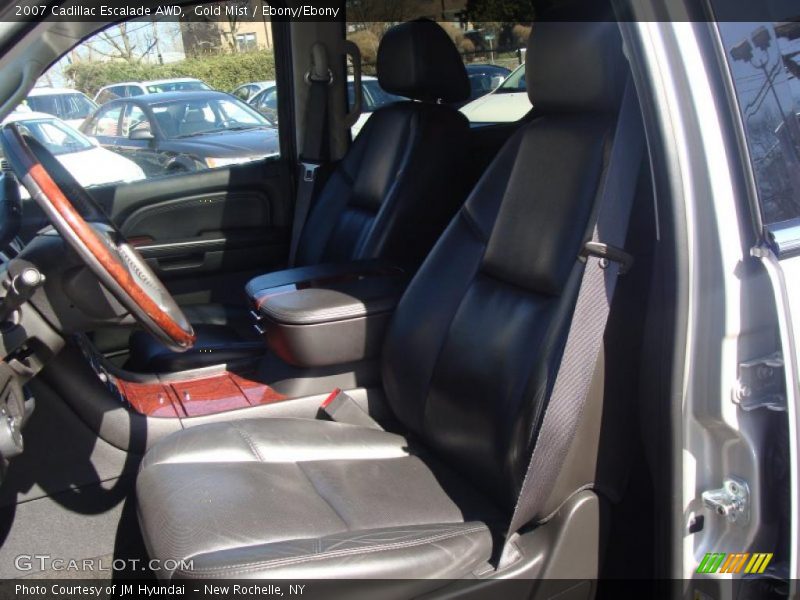 Gold Mist / Ebony/Ebony 2007 Cadillac Escalade AWD