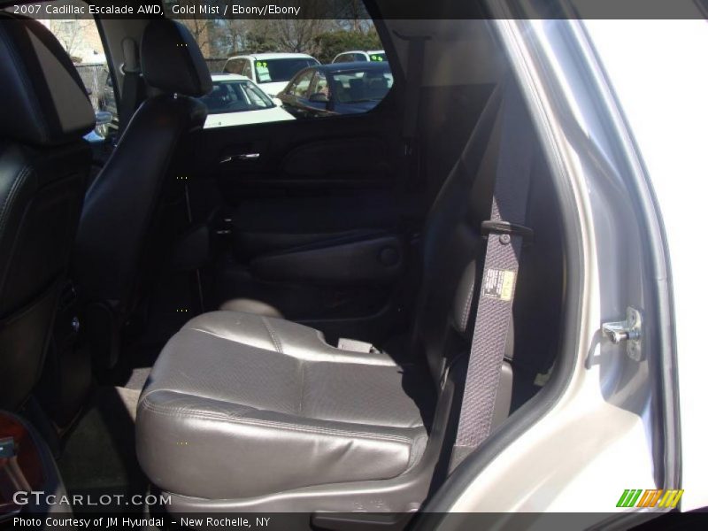 Gold Mist / Ebony/Ebony 2007 Cadillac Escalade AWD