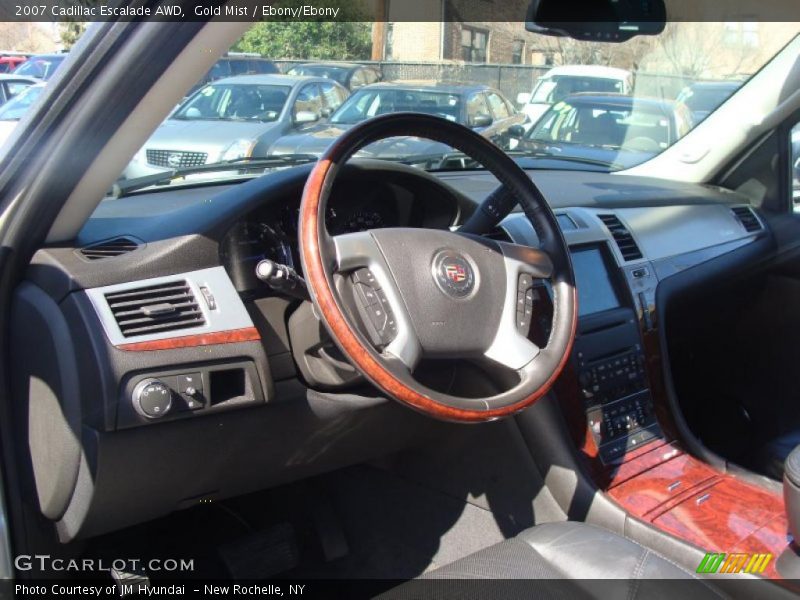 Gold Mist / Ebony/Ebony 2007 Cadillac Escalade AWD