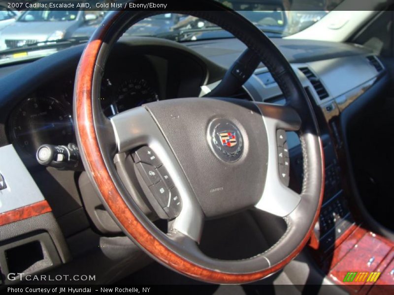 Gold Mist / Ebony/Ebony 2007 Cadillac Escalade AWD