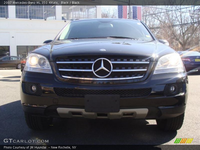 Black / Black 2007 Mercedes-Benz ML 350 4Matic