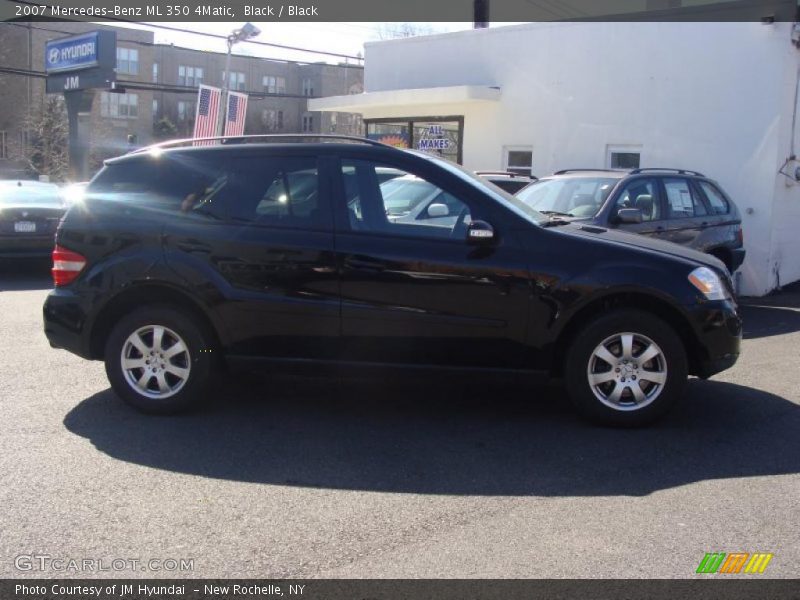 Black / Black 2007 Mercedes-Benz ML 350 4Matic