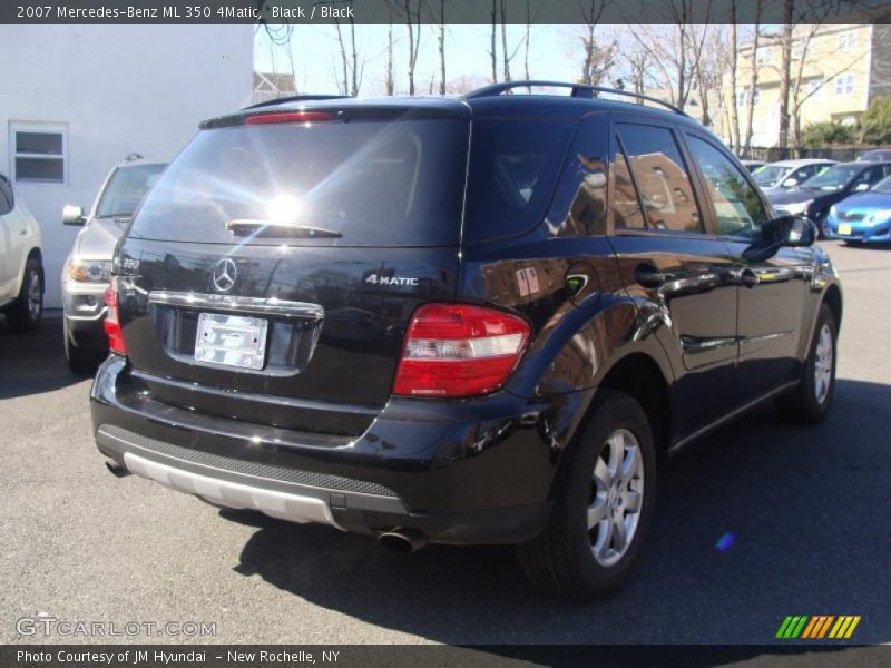 Black / Black 2007 Mercedes-Benz ML 350 4Matic