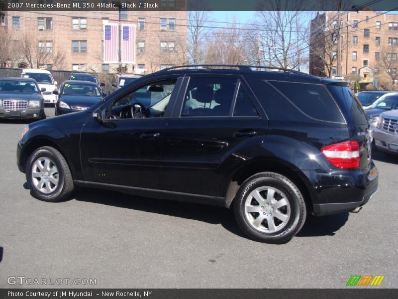 Black / Black 2007 Mercedes-Benz ML 350 4Matic