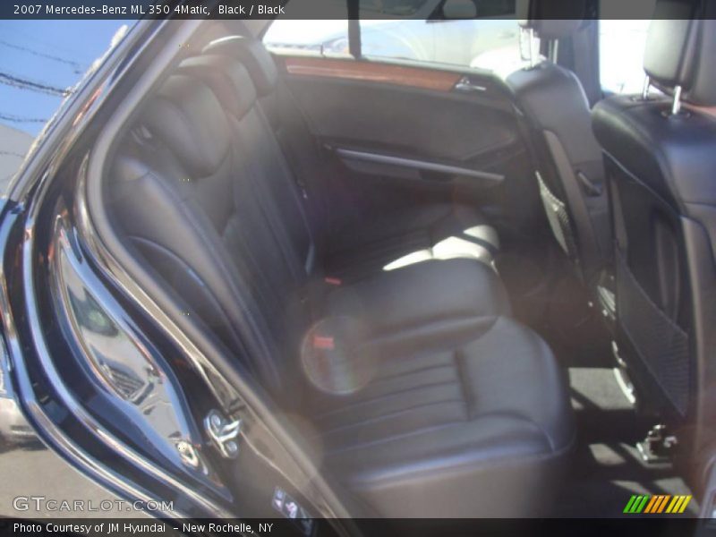 Black / Black 2007 Mercedes-Benz ML 350 4Matic