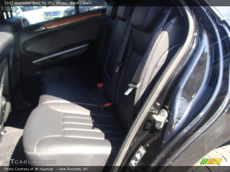 Black / Black 2007 Mercedes-Benz ML 350 4Matic