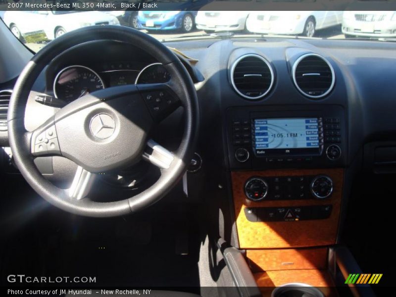 Black / Black 2007 Mercedes-Benz ML 350 4Matic