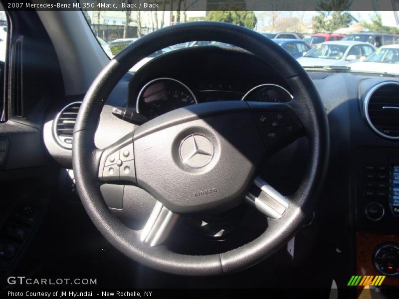 Black / Black 2007 Mercedes-Benz ML 350 4Matic