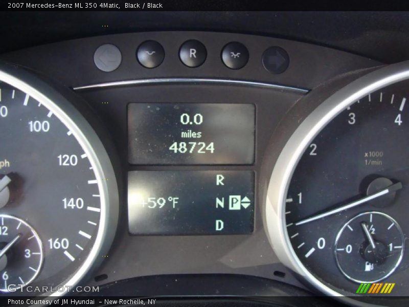 Black / Black 2007 Mercedes-Benz ML 350 4Matic