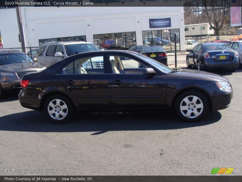Cocoa Metallic / Camel 2009 Hyundai Sonata GLS