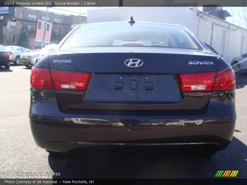 Cocoa Metallic / Camel 2009 Hyundai Sonata GLS