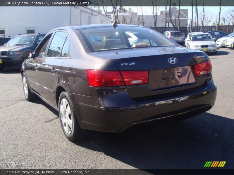 Cocoa Metallic / Camel 2009 Hyundai Sonata GLS