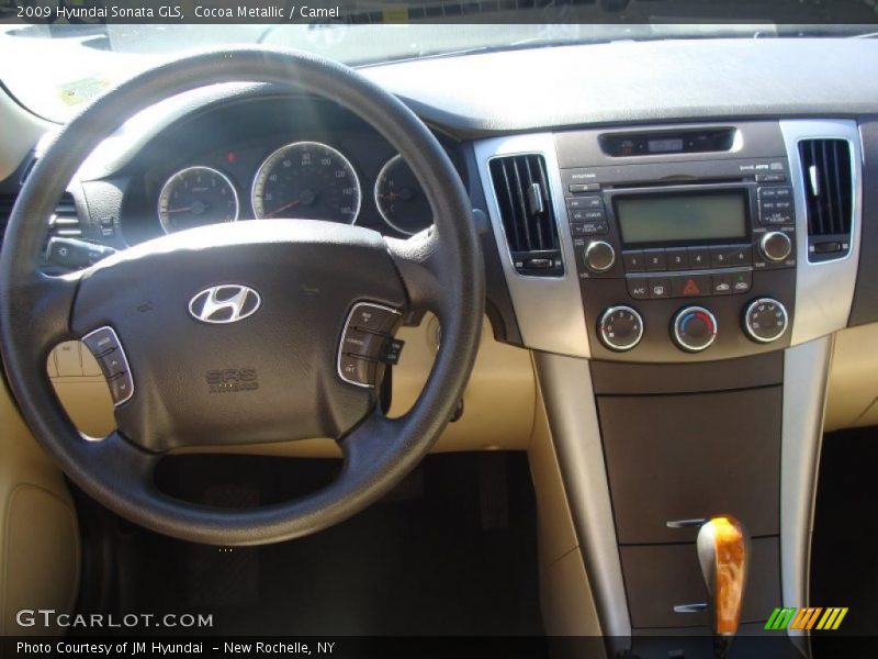 Cocoa Metallic / Camel 2009 Hyundai Sonata GLS
