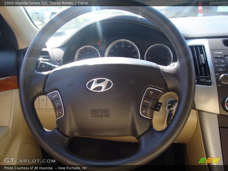 Cocoa Metallic / Camel 2009 Hyundai Sonata GLS