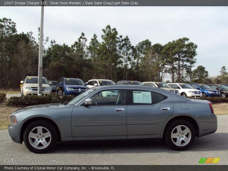 Silver Steel Metallic / Dark Slate Gray/Light Slate Gray 2007 Dodge Charger SXT