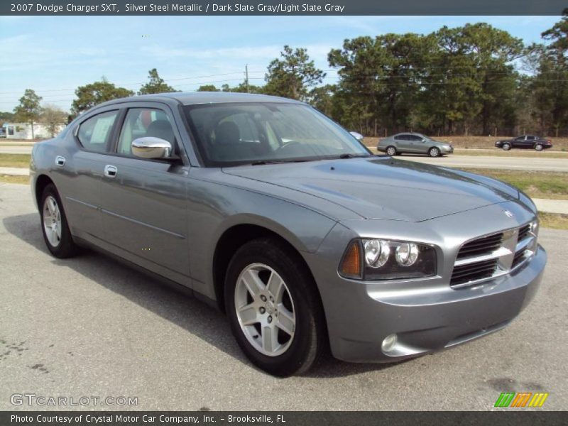Silver Steel Metallic / Dark Slate Gray/Light Slate Gray 2007 Dodge Charger SXT