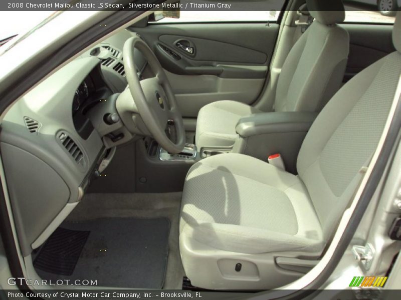 Silverstone Metallic / Titanium Gray 2008 Chevrolet Malibu Classic LS Sedan