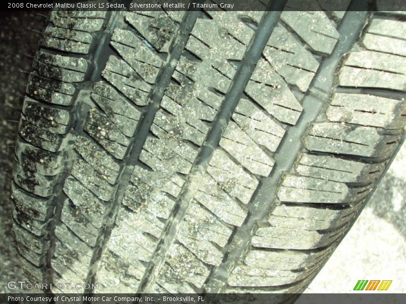 Silverstone Metallic / Titanium Gray 2008 Chevrolet Malibu Classic LS Sedan