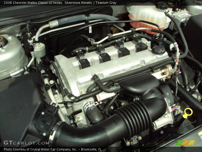 Silverstone Metallic / Titanium Gray 2008 Chevrolet Malibu Classic LS Sedan