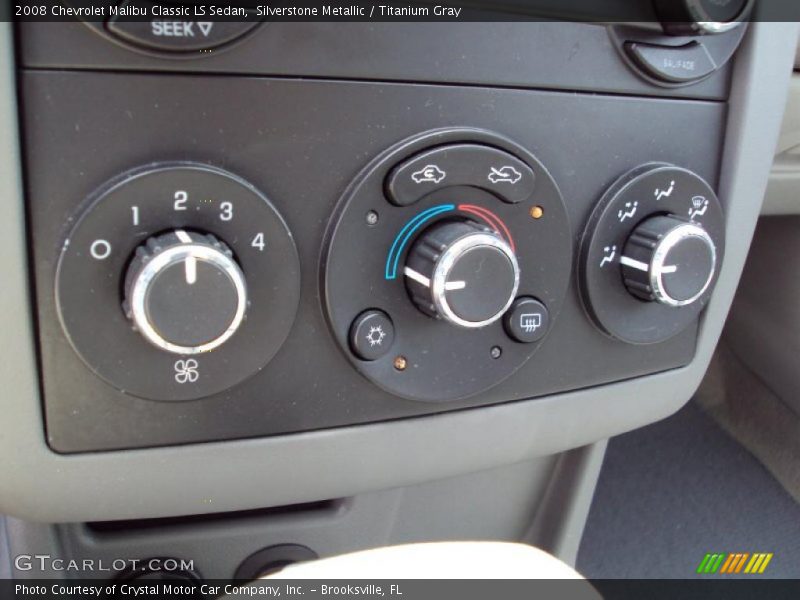 Silverstone Metallic / Titanium Gray 2008 Chevrolet Malibu Classic LS Sedan